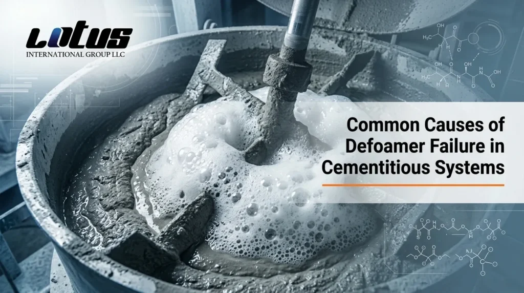 Common Causes of Defoamer Failure in Cementitious Systems