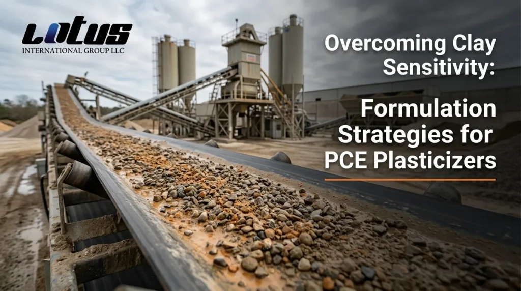 PCE plasticizers in low-quality aggregates